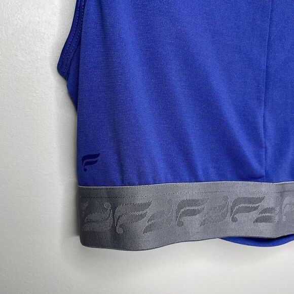 FABLETICS Womens Cobalt Blue Powertouch Crop Tank Top Small S Front-Twist - Picture 5 of 6